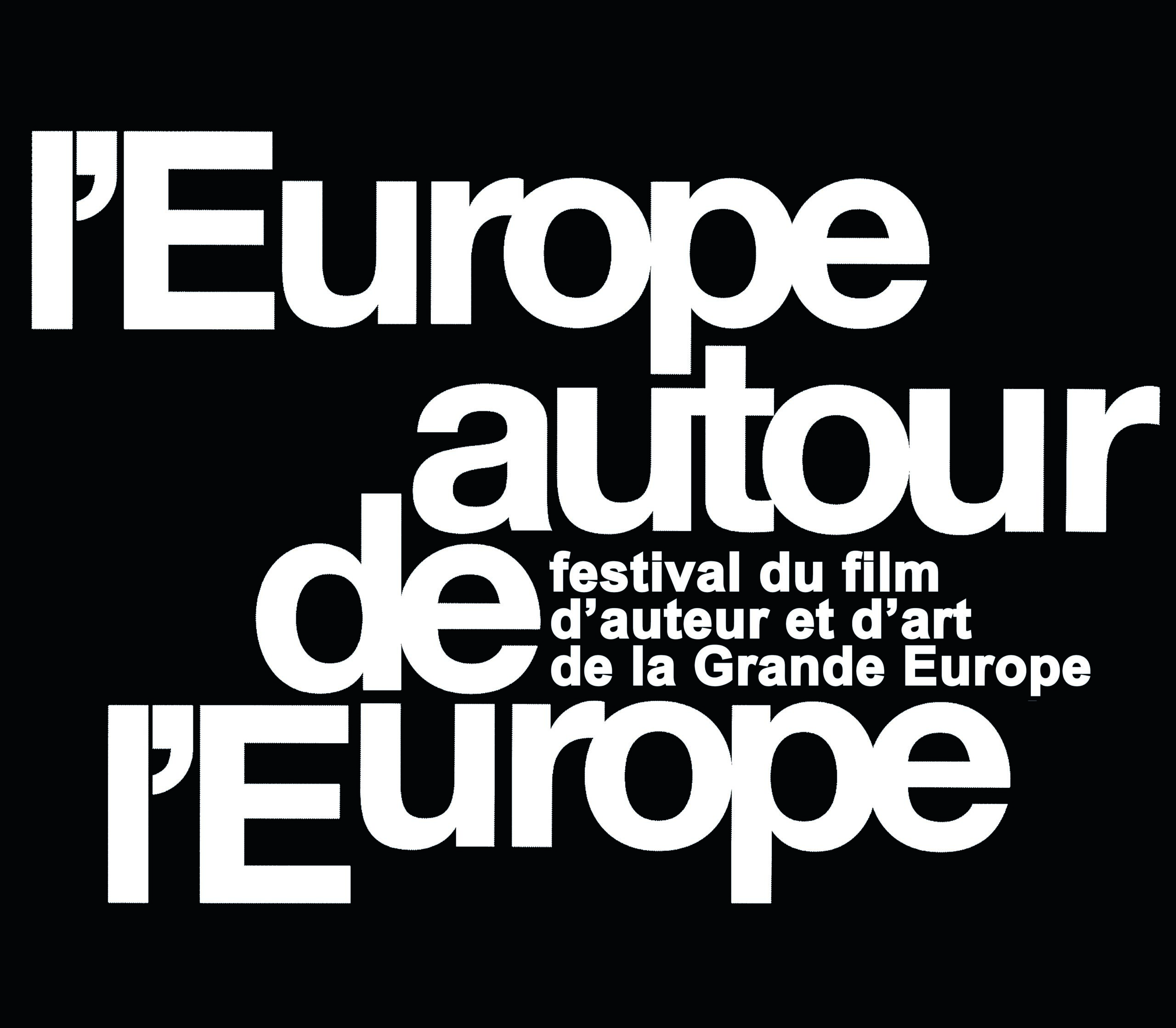 Logo du festival l’Europe autour de l’Europe, noir