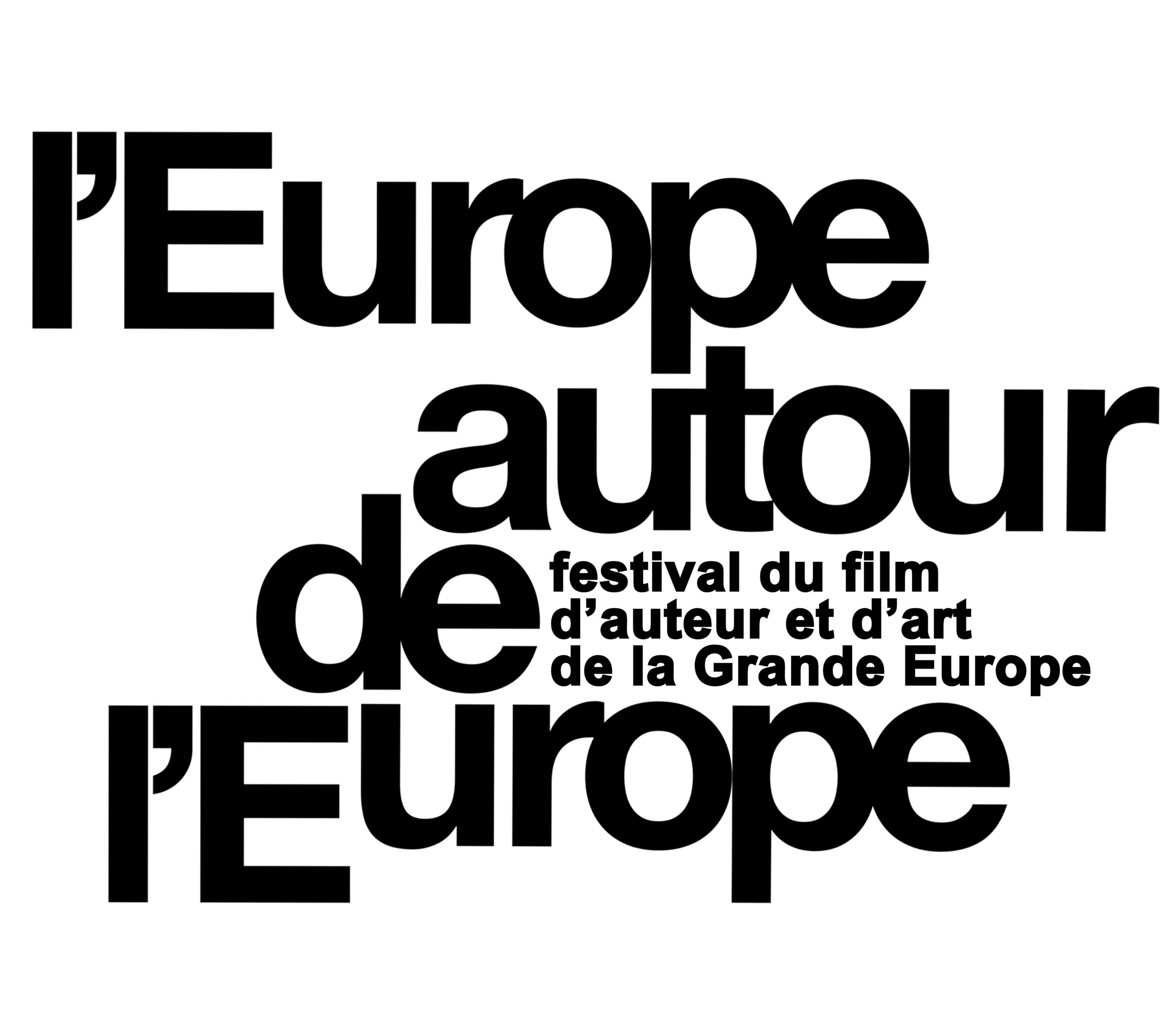 Logo du festival l’Europe autour de l’Europe, blanc