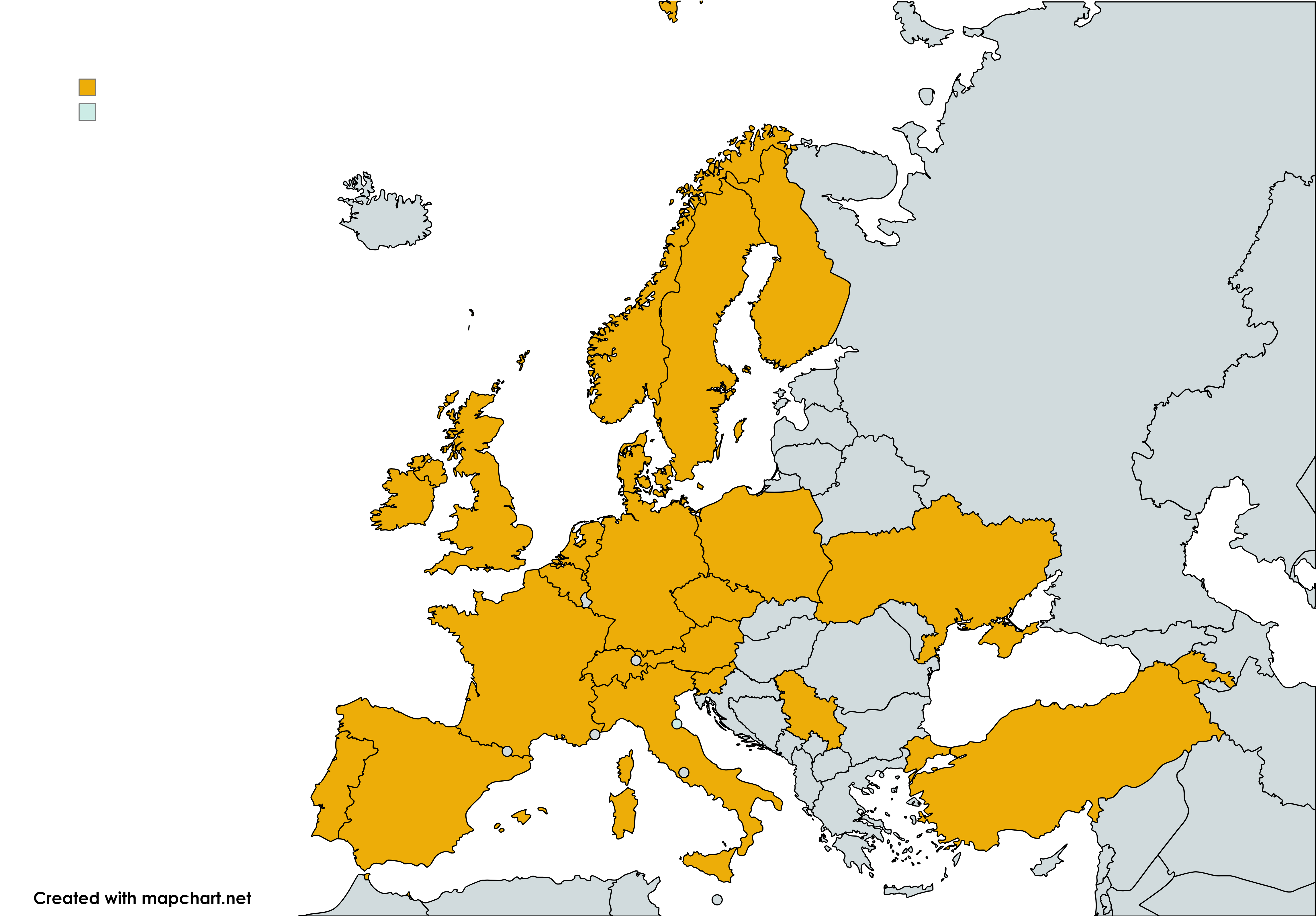 Map of Europe